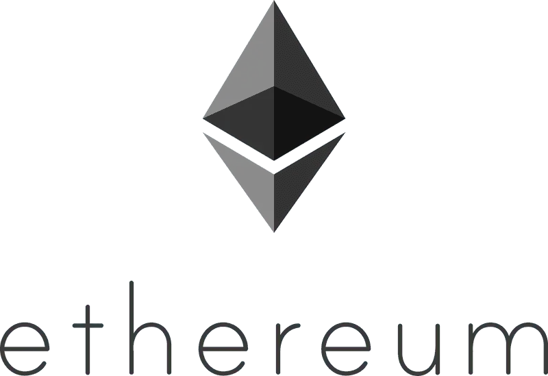 ETH logo portrait (gray)